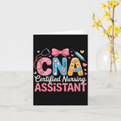 Carte Certified Nursing Istant Nurse Aide Nurse Istant C (Fleur jaune)