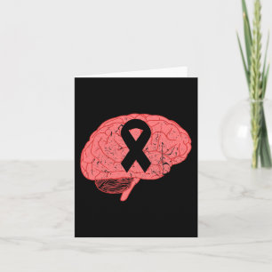 Carte Cerveau Aneurysme Mois de sensibilisation Ruban av