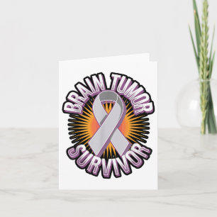 Carte Cerveau Tumeur Survivante Conscience audacieuse _1