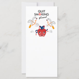 Carte Cessez de fumer s'il vous plaît