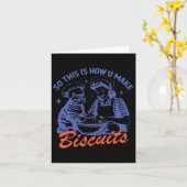 Carte C'Est Ainsi Que Vous Faites Biscuits Mème Drôle Ca (Fleur jaune)