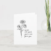 Carte C'est Alright maintenant (Devant)