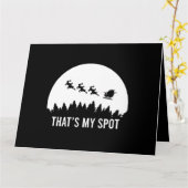 Carte C'est amusant, c'est My Spot Xmas Session Père Noë (Fleur jaune)