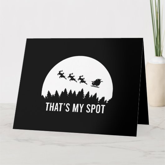 Carte C'est amusant, c'est My Spot Xmas Session Père Noë (Devant)