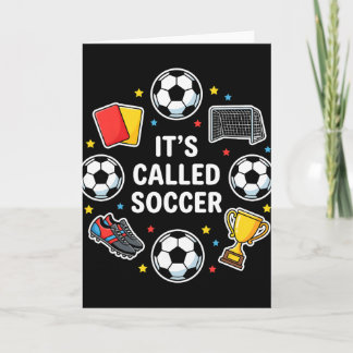 Carte C'est appelé football Autocollant drôle Style Foot