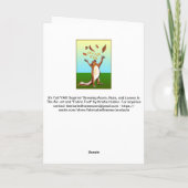 Carte C'est Automne Y'All Fabric Font Écureuil Feuilles (Dos)