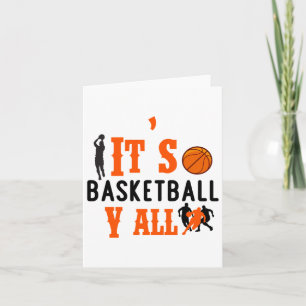 Carte C'est Basketball Y'all pour le plaisir
