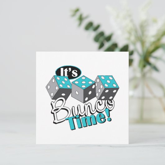 Carte C'est Bunco Time ! (Debout devant)