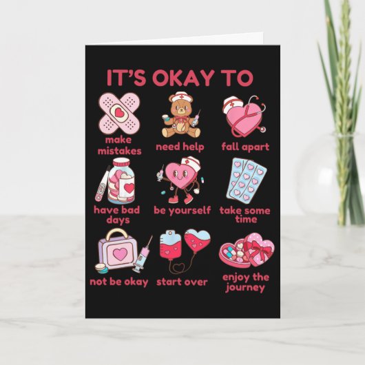 Carte C'est correct de ne pas valentiner les problèmes d (Devant)