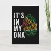 Carte C'est dans mon ADN - Guyana Flag (Devant)