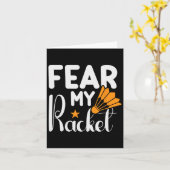 Carte C'est dans mon Dna Dminton Shuttle Racket Dminton  (Fleur jaune)