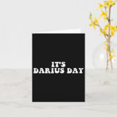 Carte C'est Darius Day Funny Meme (Fleur jaune)