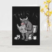 Carte C'est des conneries Sarcasme Drôle  (Fleur jaune)