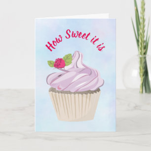 Carte C'est doux, Cupcake, anniversaire