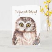 Carte C'est drôle, c'est ton 30e anniversaire ! Choqué à (Fleur jaune)