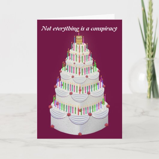 Carte C'est juste ton anniversaire (Devant)