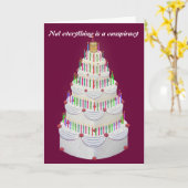 Carte C'est juste ton anniversaire (Fleur jaune)