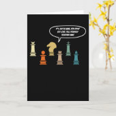 Carte C'est juste une partie d'échecs (Fleur jaune)