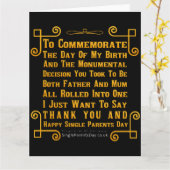 Carte C'est la fête des parents seuls (Fleur jaune)