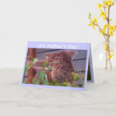 Carte C'est la Fête des pères (Fleur jaune)