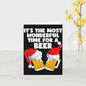 Carte C'est la période la plus merveilleuse pour un Noël (Fleur jaune)