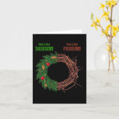 Carte C'est La Saison C'est La Raison Chrétiens Ch (Fleur jaune)