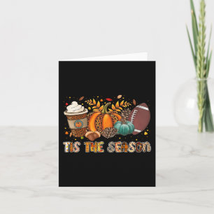 Carte C'Est La Saison Citrouille Spice Football Hallowee