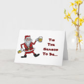 CARTE C'EST LA SAISON DE **FÊTE & FÊTE** NOËL (Fleur jaune)