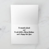 CARTE C'EST LA SAISON DE VOUS SOUHAITER UN JOYEUX NOËL (Intérieur)