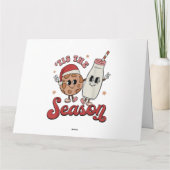 Carte C'est la saison des cookies au lait Chapeau de San (Dos)