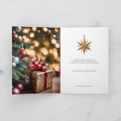 Carte C'est la saison des étincelles, étoile d'or (Intérieur)