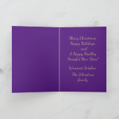 Carte 'c'est la saison d'être Joyeux' (Intérieur)