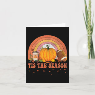 Carte C'Est La Saison Halloween Citrouille Café Football
