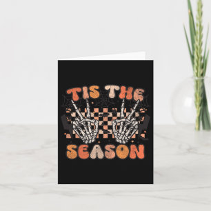 Carte C'Est La Saison Halloween Skeleton Costume Retro G