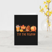 Carte C'Est La Saison Léopard Citrouille Football Hallow (Fleur jaune)