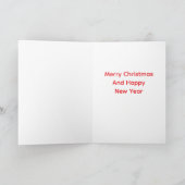 Carte C'est la saison Les sapins de Noël (Intérieur)