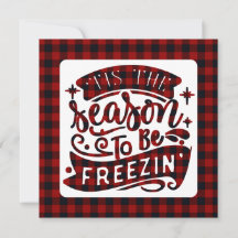 C'est la saison pour être Freezin Buffalo Plaid hi