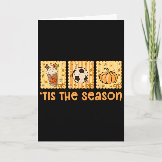 Carte C'est la saison Saison d'automne Épice de citrouil (Devant)