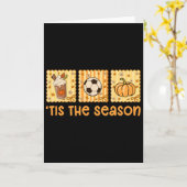 Carte C'est la saison Saison d'automne Épice de citrouil (Fleur jaune)
