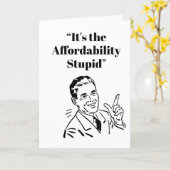 Carte C'est l'abordabilité, idiot (Fleur jaune)