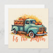Carte "C'Est Le Camion Citrouille De La Saison (Devant / Derrière)