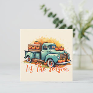 Carte "C'Est Le Camion Citrouille De La Saison