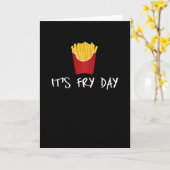Carte C'est le jour de la frire alimenté par la friture (Fleur jaune)