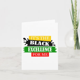 Carte C'est le Mois de l'excellence noire pour moi - J
