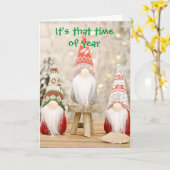 CARTE C'EST LE "MOMENT DE L'ANNÉE POUR" REMPLIR LES BLAN (Fleur jaune)