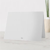 Carte C'est le moment le plus merveilleux de Noël (Dos)