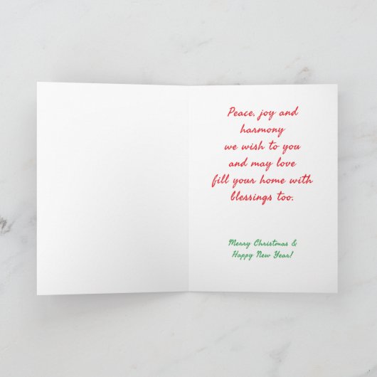 Carte "c'est le soleil de mer (Intérieur)