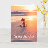 Carte "c'est le soleil de mer (Fleur jaune)