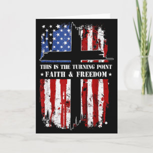 Carte C'est le tournant Foi chrétienne patriotique