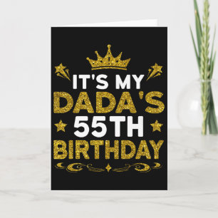 Carte C'est les 55 ans de mon papa Joyeux Anniversaire 5